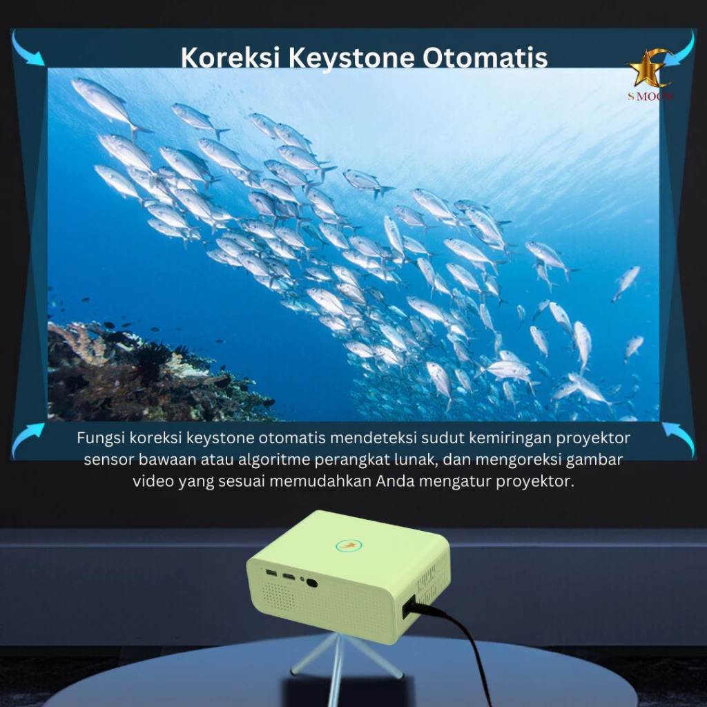  SMOON SMART PROYEKTOR LCD TV 380