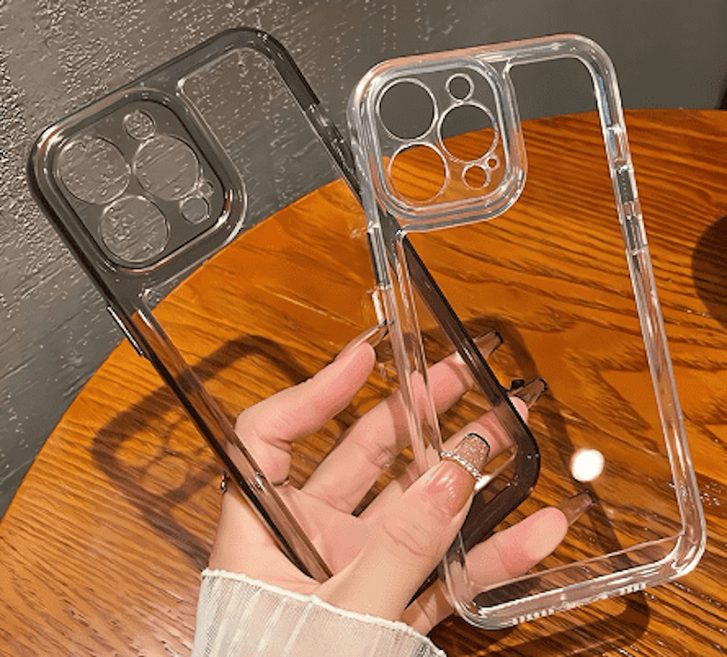 Soft Case Silikon Transparan untuk iPhone