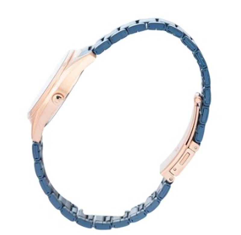 Alexandre Christie Jam Tangan Wanita Classic Steel - Blue Rose Gold 3