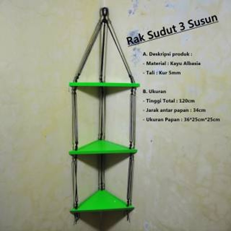 Rak Sudut Tali 3