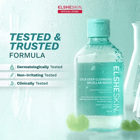 Elshe Estetika Nusantara Elsheskin Cica Deep Cleansing Micellar Water