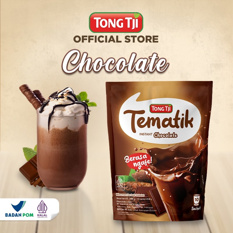 Tong Tji Tea Indonesia Tong Tji Tematik Instant Chocolate
