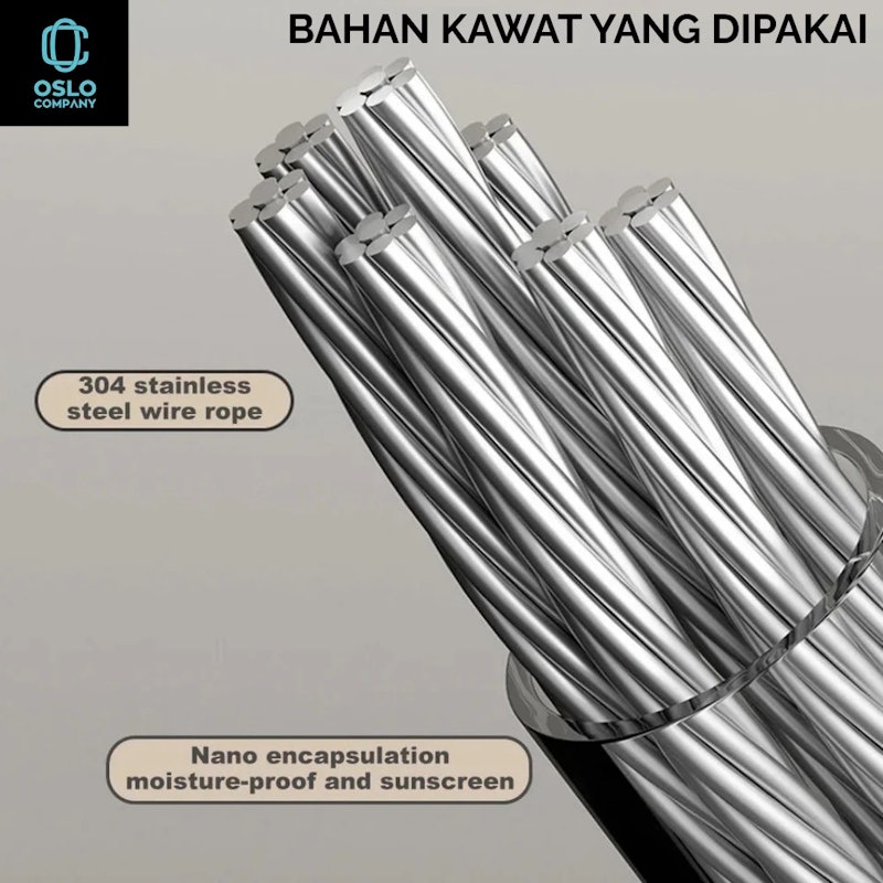 Oslo Company Jemuran Baju Portable 5.1 m 2