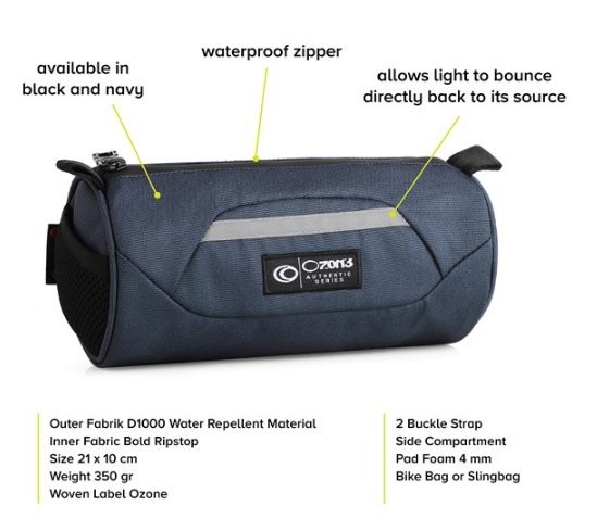 Ozone  Tubular HandleBar Bag Cycling 847