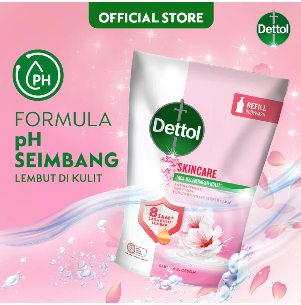 Reckitt Benckise Dettol Sabun Mandi Cair Skincare Anti Bakteri