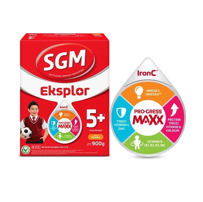 Sarihusada SGM Eksplor 5+ dengan IronC Rasa Madu