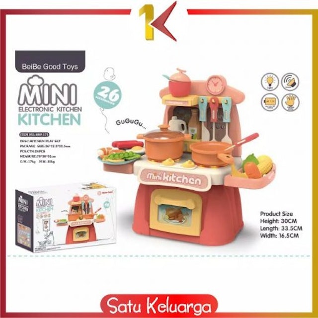 Satu Keluarga  Mainan Mini Electronic Kitchen Set  SK-M26