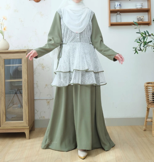  Zayra Hijab Clemira Gamis Wanita Syari