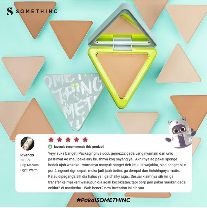 Royal Pesona Indonesia SOMETHINC DNA Airbrush Breathable Powder Foundation