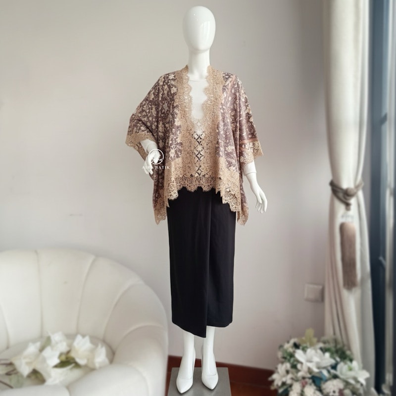 Aira Batik Cape Bolero 2