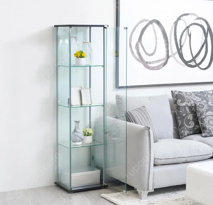 Informa Newvy Curio Lemari Pajang Kaca 4 Tingkat