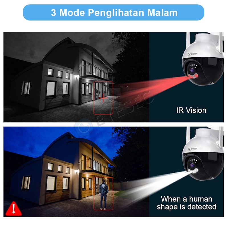 EYESEC 4MP FHD IP Camera CCTV WiFi Oudoor 3