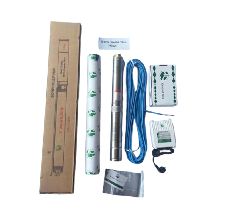 HCL Pump Submersible Pump 3 Inch 2kl/h-0.25 HP 1