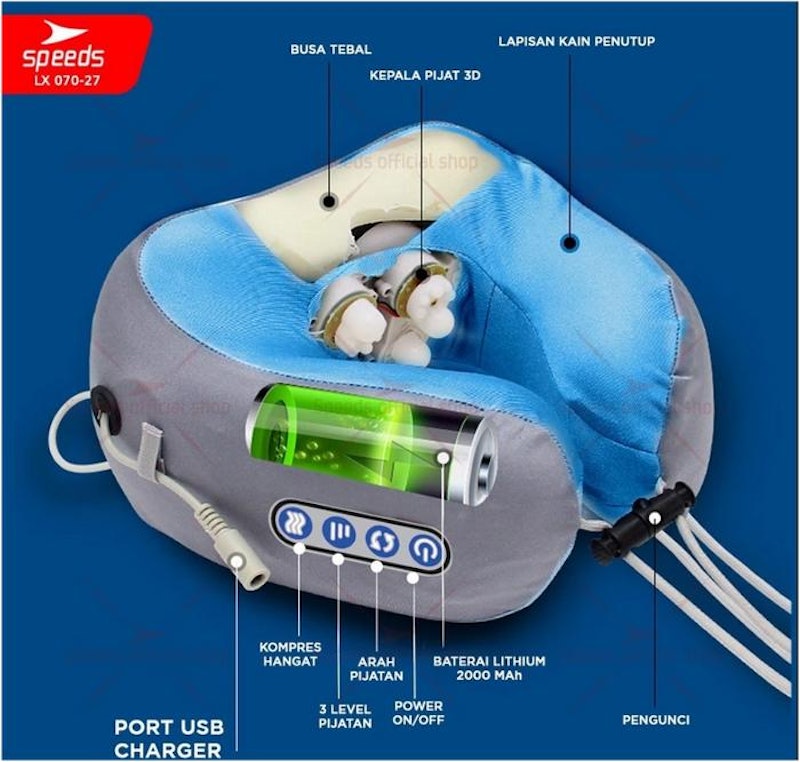 SPEEDS U-Shaped Massage Pillow 070-27