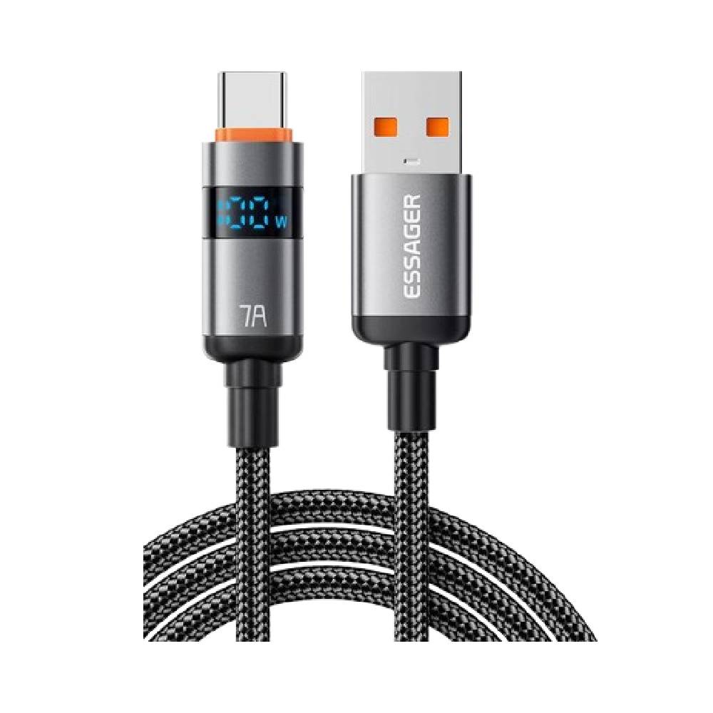 Essager Kabel Data Type-C ke Type-C dengan LED Display 100W