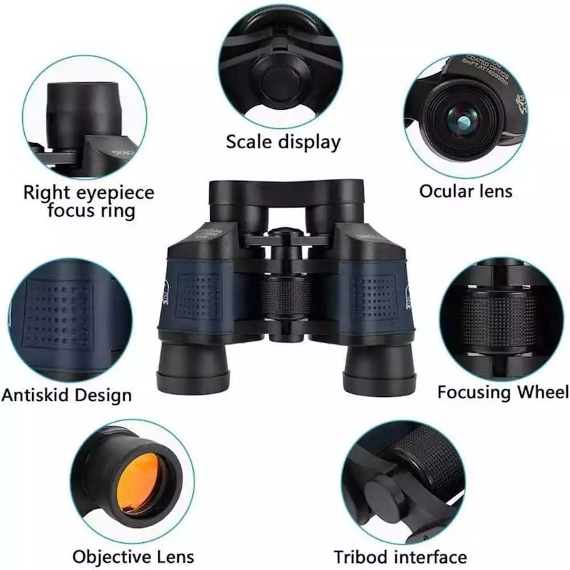 Binoculars Light Clear Wide 80x80 3