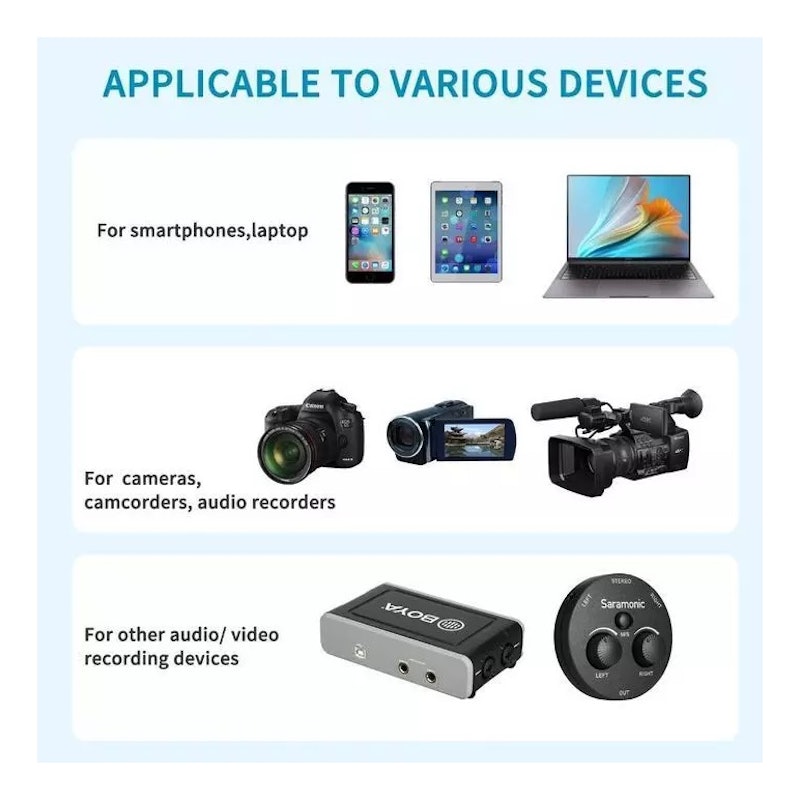 BOYA Universal Lavalier Clip-On Microphone 3