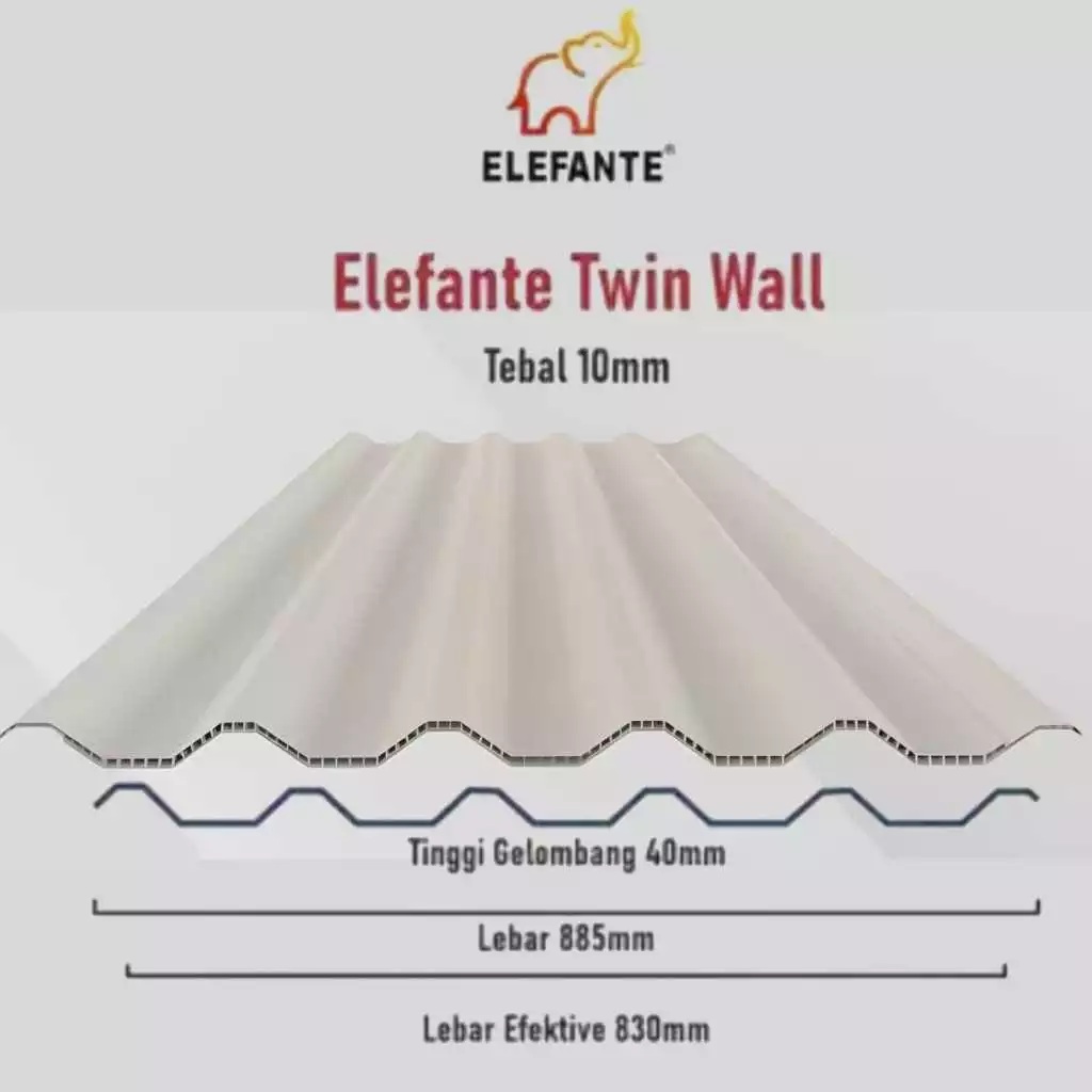 Jakarta Allum Foil Elefante Twin Wall