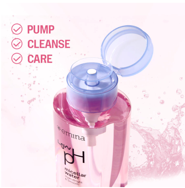 Paragon Technology and Innovation Emina Low pH Micellar Water HyaluBright & Sooth