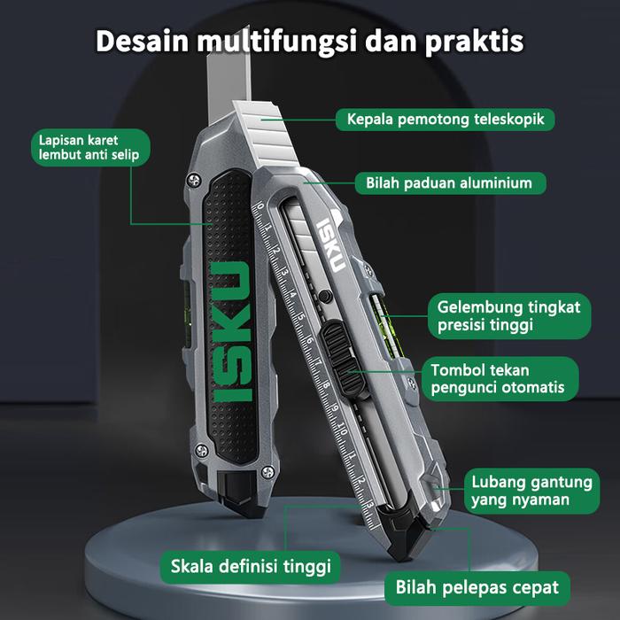 Isku Teknologi Indonesia ISKU Utility Knife Multifungsi
