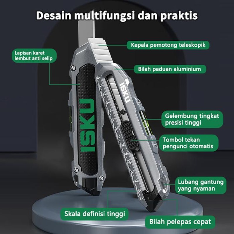 ISKU Utility Knife Multifungsi 4