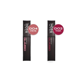 MAKE OVER ｜ Ombre Gloss D04 IYKYK + D02 Vixen