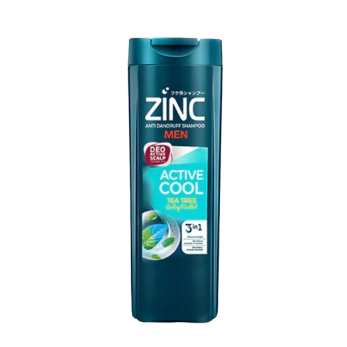 Zinc Anti Dandruff Shampoo Men Active Cool