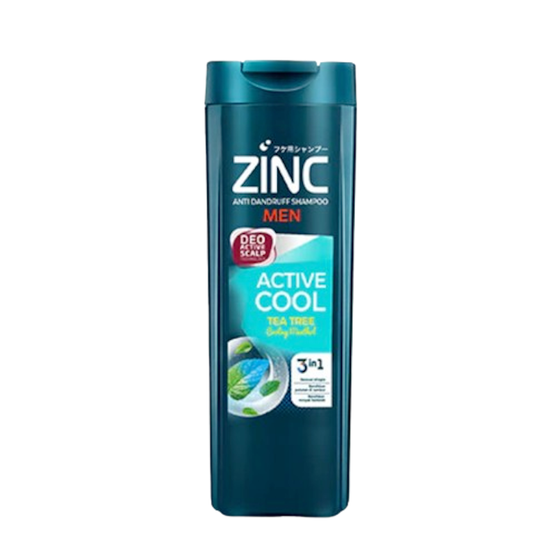 Zinc Anti Dandruff Shampoo Men Active Cool 1