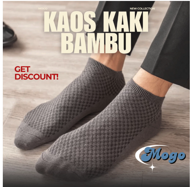  Mogo Kaos Kaki Bambu KKB1G