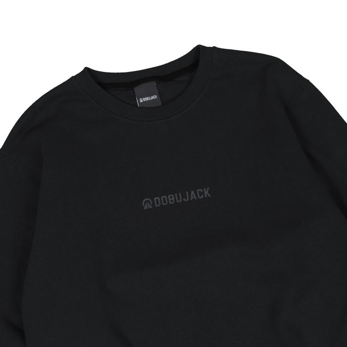  Dobujack Sweater Little Logo 3 Black Crewneck