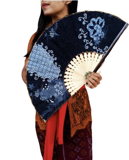Kipas Batik Khas Bali 33 cm