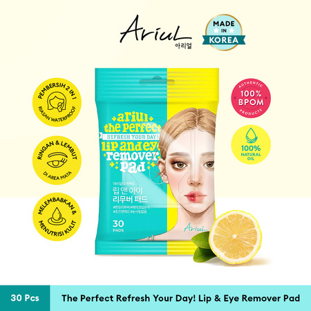 Ariul The Perfect Refresh Your Day! Lip and Eye Remover Pad 2
