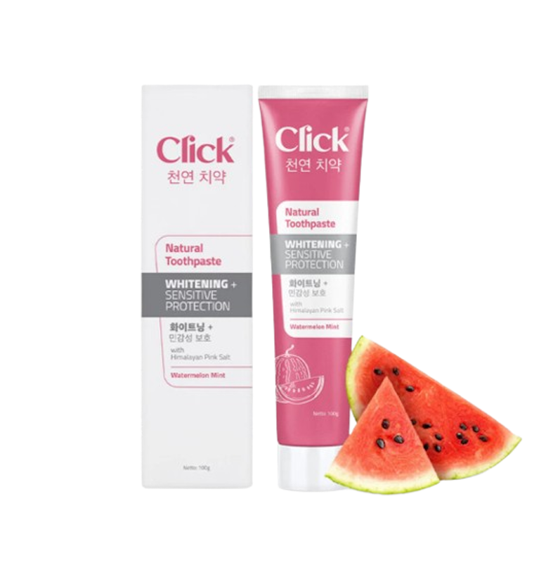 Click Natural Toothpaste Whitening + Sensitive Protection 1