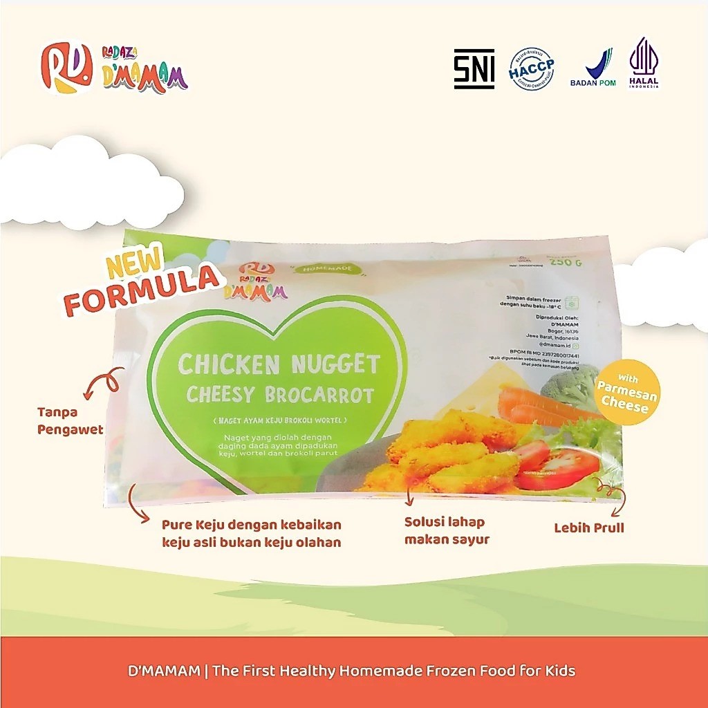 Radaza D'MAMAM Chicken Nugget Cheesy Brocarrot  2