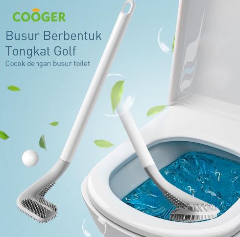 Cooger Sikat Toilet WC Silikon Elastis