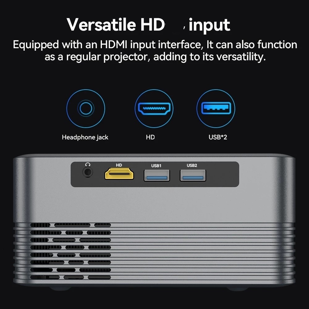  Goojodoq Proyektor 4K 1080P