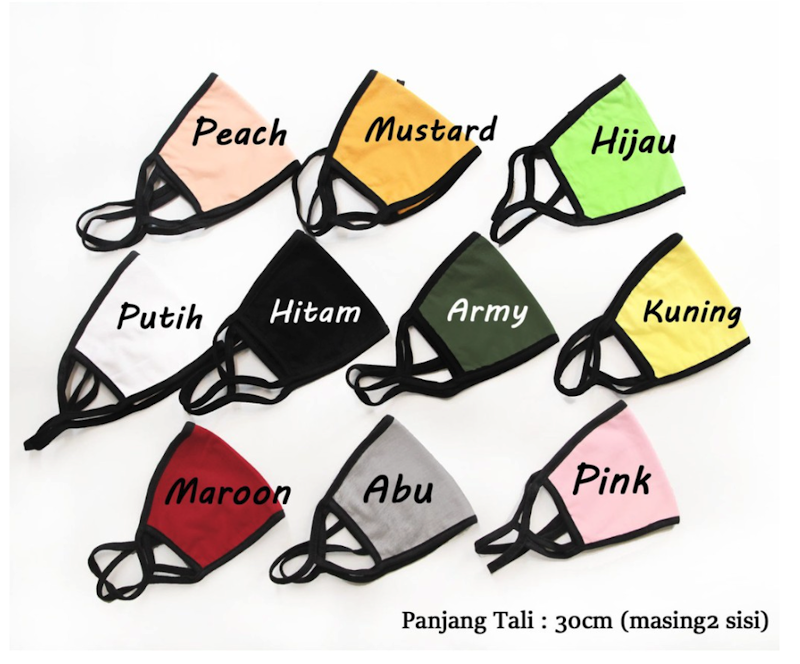 Masker Kain Tali Sambung 2