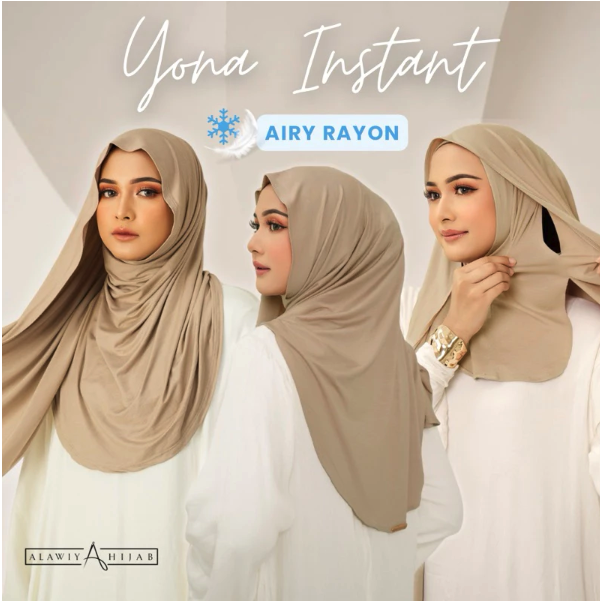 Alawiyahijab Yona Instant Airy Rayon