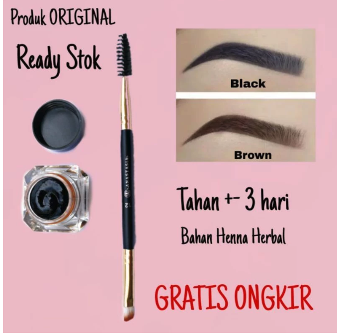 Rajna Eyebrow Henna Black Large 4