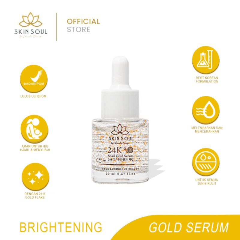  Skinsoul 24K Snail Gold Serum