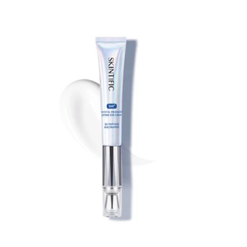 SKINTIFIC ｜ 360° Crystal Massager Lifting Eye Cream