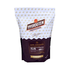 Van Houten Dark Chocolate Couverture 70.4% 250 g