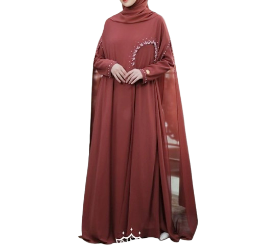 Kazami Luna Abaya Payet Set