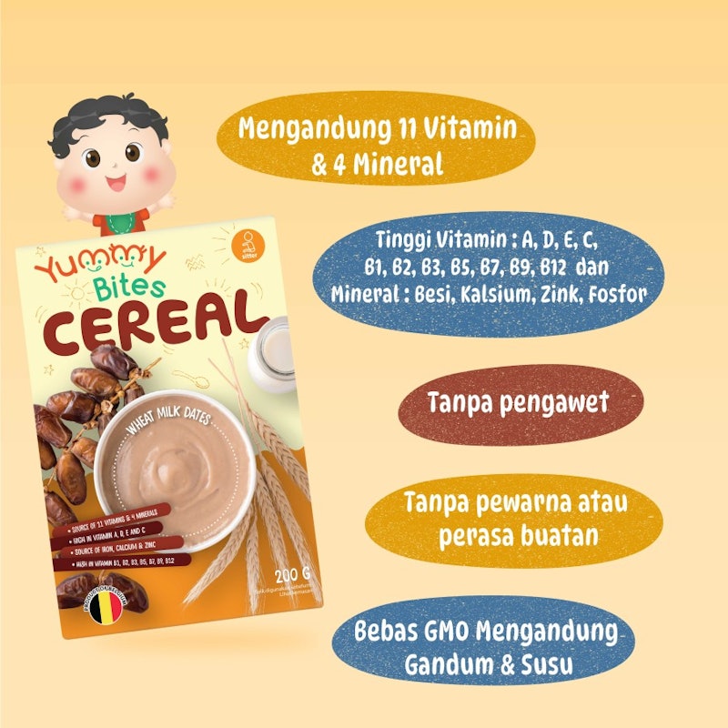 Yummy Bites Cereal Wheat Milk Dates