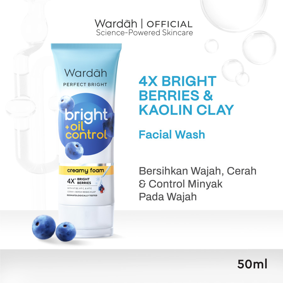 Paragon Technology and Innovation Wardah Perfect Bright Creamy Foam Bright + Oil Control
