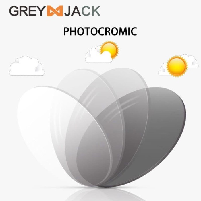 GREY JACK Kacamata Polarized Photocromic 2in1 3034