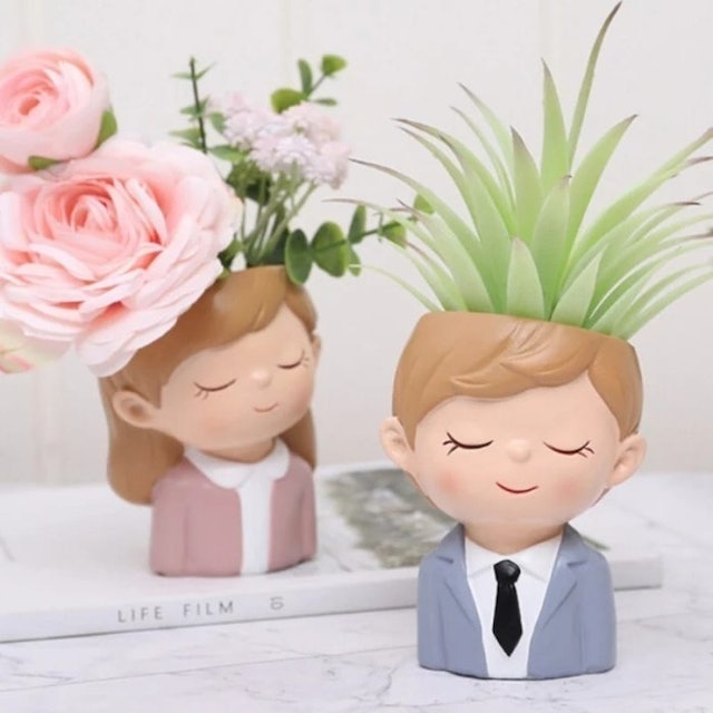 Triple W  Pot Mini Succulent Boy Girl