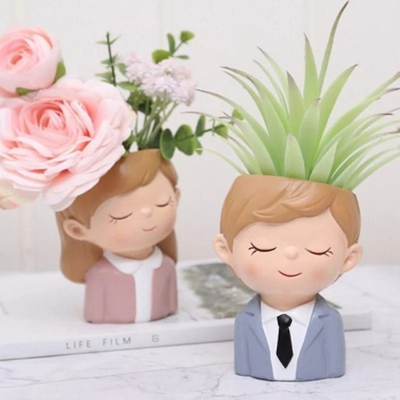 Pot Mini Succulent Boy Girl 4