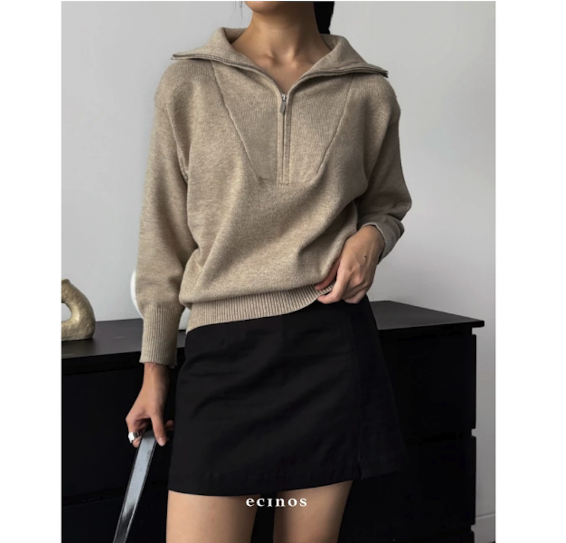 ECINOS Karen Half Zip Sweater