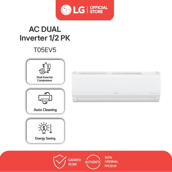 LG Electronics LG AC 0.5 PK DUALCOOL T05EV5